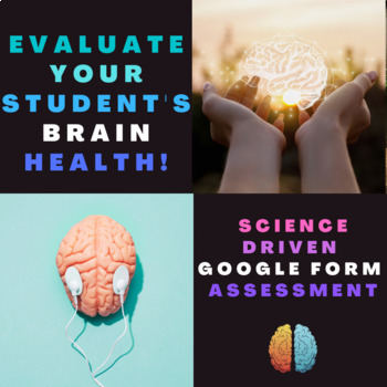 Preview of K-12 DIGITAL Student Brain Health Assessment | Executive Function | FREE