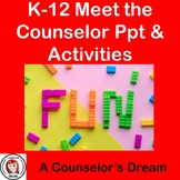 K-12 Meet the Counselor PowerPoint Presentation and Activities