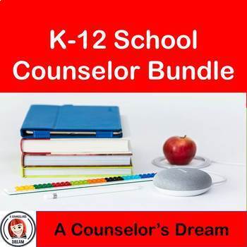 Preview of K-12 School Counselor Bundle