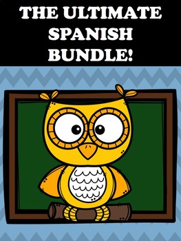 Preview of K-2nd The ULTIMATE "Spanish Only" Bundle! - Dual Language (Math + SLA)