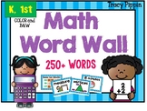 K-1st Math Picture Word Wall TEKS