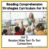 Reading Comprehension Lesson Plans for K-1 {Unit 5: Text t