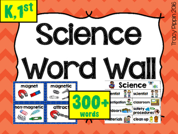 Preview of K-1st Science Picture Word Wall