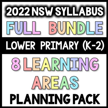 Preview of K-2 - 2022 NSW Syllabus - Curriculum Planning Pack