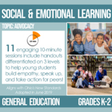 K-2 Advocacy Plans for Social and Emotional Learning