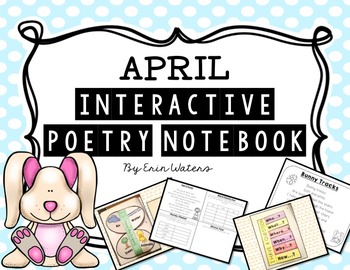 Preview of K-2 April Interactive Poetry Notebook {With Original Poems!}