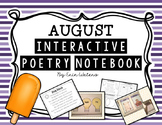 K-2 August Interactive Poetry Notebook {With Original Poems!}