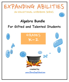 Preview of K - 2: CCS Algebra Math Bundle for Gifted and Talented