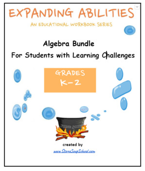 Preview of K - 2, CCS: Algebra Math Bundle for Learning Challenges