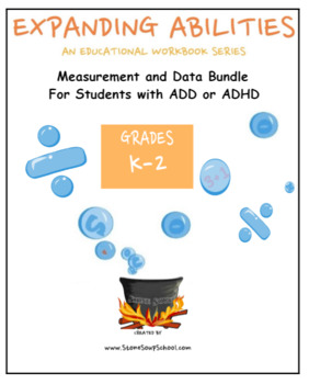 Preview of K - 2 CCS: Measurement and Data Math Bundle for Students w/ ADD and/ or ADHD