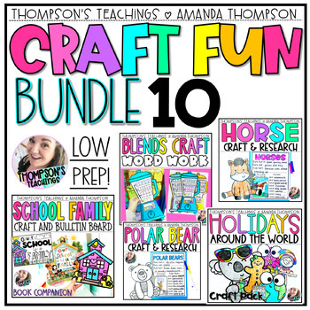 K-2 Craft Bundle- Blender, Holidays Around the World, Horse, Polar Bear