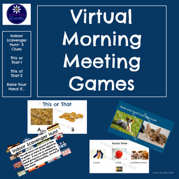 Preview of K-2 Digital Morning Meeting Games - Various Games (GOOGLE DRIVE)