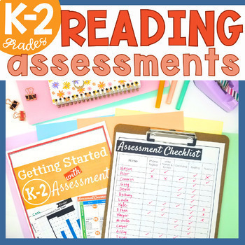 Preview of K-2 EL Skills Block Benchmark Phonics Assessments including Assessment Trackers