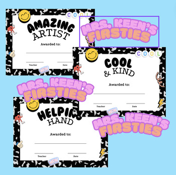 Preview of K-2 FUN & FUNKY Classroom Awards