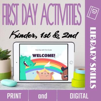 Preview of K-2 First Day Activities