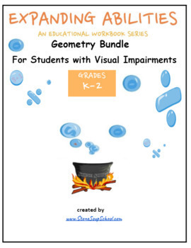 Preview of K- 2 Grade, Bundle CCS: Geometry for Visually Impaired