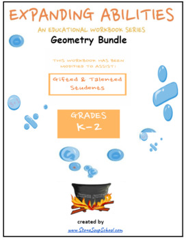 Preview of K- 2 Grade: CCS: Geometry Math Bundle for the Gifted/ Talented