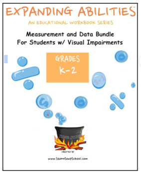 Preview of K - 2 Grade, CCS: Measurement/ Data Bundle for Visually Impaired