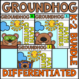 K - 2 Groundhog Day Math Bundle
