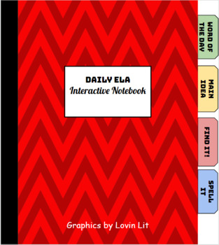 Preview of Virtual K-2 Grade Interactive ELA Notebook