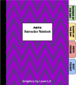 Preview of Virtual K-2 Grade Interactive Math Notebook
