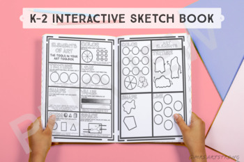Preview of K-2 Interactive Sketchbook Work pages