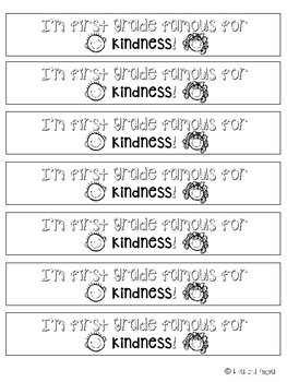 K-2 Kindess Brag Bracelets by First and August | TpT