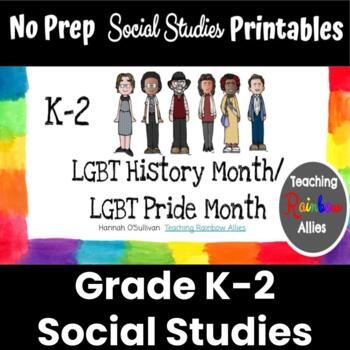 Preview of K-2 LGBTQ Pride Month- Google Classroom  