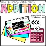 Addition Math Fact Flash Cards - Addition within 100 - Mat