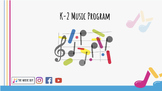 Preview of K-2 Music Program (lessons, songs & activities for the classroom)