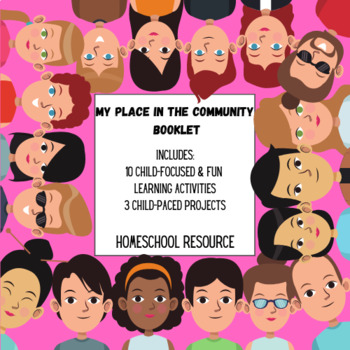 Preview of K-2 My Place In The Community Booklet/Bundle Homeschool Resource