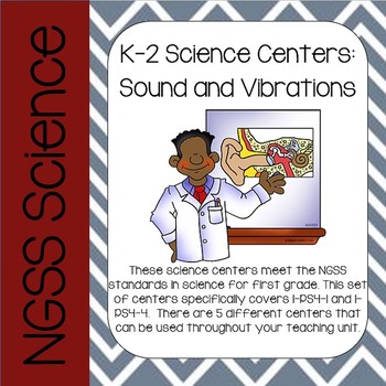 Preview of K-2 NGSS Science Centers: Sound and Vibrations DIGITAL DISTANCE LEARNING