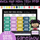 K-2 NWEA Map Math Game Test Prep 159 -175PowerPoint or Goo