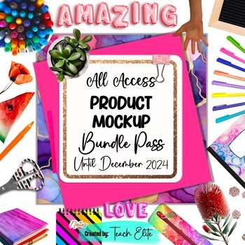 Preview of All Access Mockup Bundle Pass, Growing Til Dec '24 Moveable & fixed stock photos