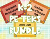 K-2 Physical Education TEKS posters bundle