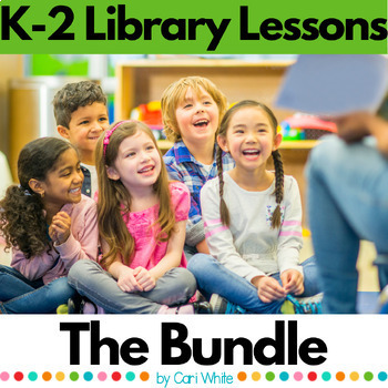 Preview of Library Lessons Bundle | Kindergarten First Grade & Second Grade Picture Books