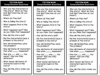 Reading Comprehension Bookmarks by Fun for Learning | TpT