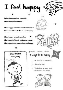 K-2 SEL Activity: Feeling HAPPY by SEL Solutions | TPT