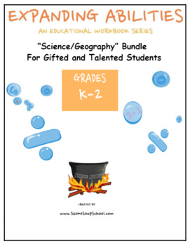 Preview of K- 2 Science/Geography Bundle For Gifted/Talented Students