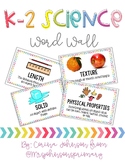 K-2 Science Vocabulary Cards