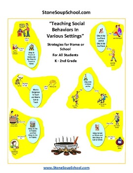 Preview of K - 2, Teaching Social Behaviors w/ Visual Aids for Traditional Students