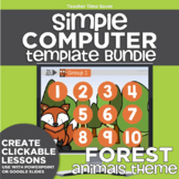 K-2 Simple Computer Center Lab Lesson Template Bundle: For