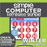 K-2 Simple Computer Center Lab Lesson Template Bundle: Win
