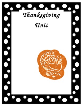 Preview of K-2 Thanksgiving Unit