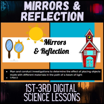 Preview of K-2nd Digital Science Lessons - Mirrors & Reflection (2 Lessons)