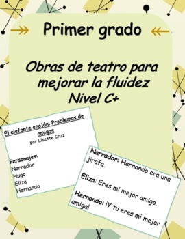 Preview of K-2nd Spanish Reader's Theater/Obra de teatro - reading levels C+
