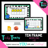 K-2nd Ten Frame Modeling 1-10 ** Digital**Google Slides/PP