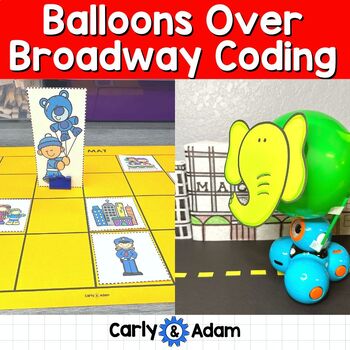 Preview of Balloons Over Broadway Read Aloud Coding Activity for Thanksgiving Day Parade