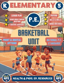 Preview of K-5 Basketball Unit - Physical Education