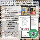 K-5 David Goes to School Writing Lesson Plan+ Video Resour